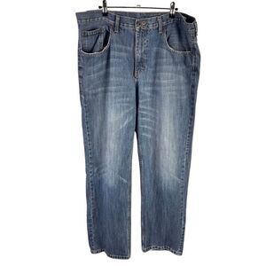 Merona Straight Jeans 38x32 Men’s Dark Wash Pre-Owned [#3652]